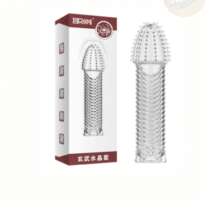 Silicone Condom. Basalt Crystal Set. Model 02. Size: Large